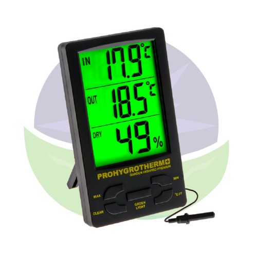 Thermomètre / Hygromètre PRO avec sonde de T° - Garden HighPro