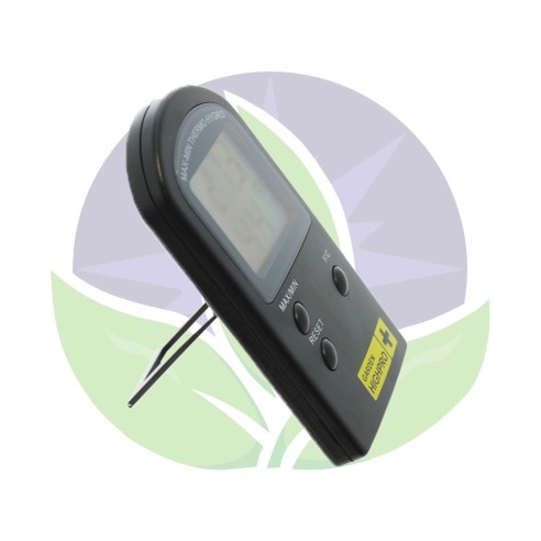 Thermomètre / Hygromètre avec sonde de T° - Garden HighPro